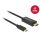 DELOCK kábel USB Type-C male > HDMI male (DP Alt Mode) 4K 60Hz 1m fekete