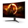 AOC Ívelt Gaming 240Hz VA monitor 31.5" C32G2ZE/BK, 1920x1080, 16:9, 300cd/m2, 1ms, 2xHDMI/DisplayPort