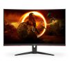 AOC Ívelt Gaming 165Hz VA monitor 31.5" CQ32G2SE/BK, 2560x1440, 16:9, 250cd/m2, 1ms, 2xHDMI/DisplayPort, hangszóró