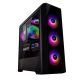 ZALMAN Ház Midi ATX N5 TF Tápegység nélkül, Fekete RGB