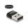 DELOCK Átalakító USB 2.0 Type-A male > USB Type-C female fekete
