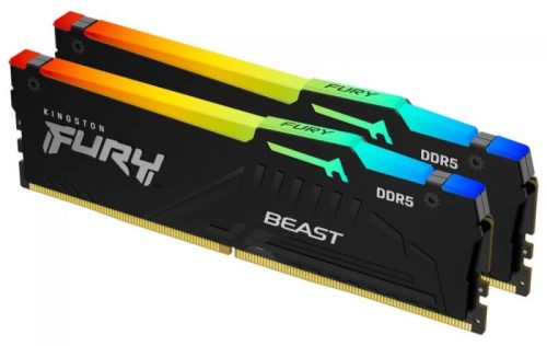KINGSTON FURY Memória DDR5 32GB 5600MT/s CL36 DIMM (Kit of 2) Beast RGB EXPO