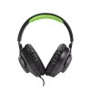 JBL Quantum 100X Console (Vezetékes, gaming fejhallgató levehető mikrofonnal), Fekete/Zöld