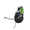JBL Quantum 100X Console (Vezetékes, gaming fejhallgató levehető mikrofonnal), Fekete/Zöld