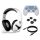 KONIX - MYTHICS PS5 Kezdő csomag (Fejhallgató + Töltő kábel + Thumb Grip + Kontroller védő), Fehér