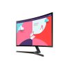 SAMSUNG Ívelt VA monitor 24" S36C, 1920x1080, 16:9, 250cd/m2, 4ms, HDMI/VGA