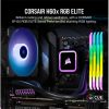 CORSAIR CPU hűtő iCUE H60x RGB ELITE (vízhűtés), 1 Ventilátoros, LGA1700 támogatással, fekete