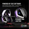 CORSAIR Vezeték Nélküli Headset, VOID RGB ELITE Wireless Premium Gaming, 7.1 Hangzás, RGB, fekete