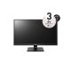 LG IPS monitor 27" 27BK55YP, 1920x1080, 16:9, 250cd/m2, 5ms, HDMI/DisplayPort/VGA/DVI, Pivot, hangszóró