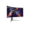 LG Ívelt Gaming 240Hz OLED monitor 44.5" 45GR95QE, 3440x1440, 21:9, 200cd/m2, 0.03ms, 2xHDMI/DisplayPort/3xUSB