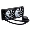 COOLER MASTER CPU hűtő MASTERLIQUID 240L CORE ARGB (vízhűtés), 2 Ventilátoros, LGA1700 támogatással, fekete