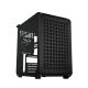 COOLER MASTER Ház Mid ATX QUBE 500 FLATPACK BLACK EDITION, 1db Ventilátorral, Tápegység nélkül, fekete