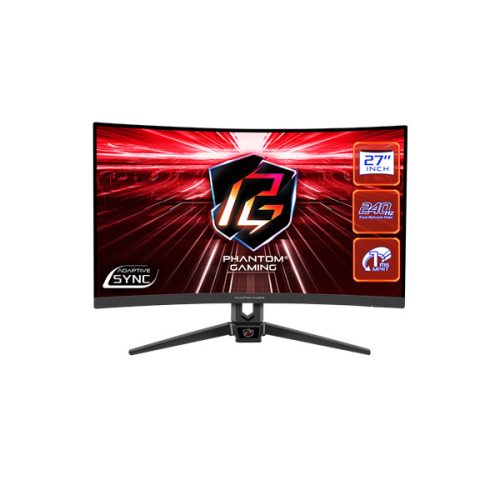 ASROCK PG27F15RS1A Gaming Monitor 27" VA, 1920x1080, HDMI/Displayport, 240Hz, HDR, Hajlított