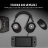 CORSAIR Vezetékes Headset, HS65 SURROUND Gaming, Dolby audio, carbon