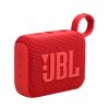 JBL Go 4 hordozható, vízálló, bluetooth hangszóró, vízálló, porálló, IP67, 7 óra üzemidő, piros