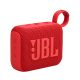 JBL Go 4 hordozható, vízálló, bluetooth hangszóró, vízálló, porálló, IP67, 7 óra üzemidő, piros
