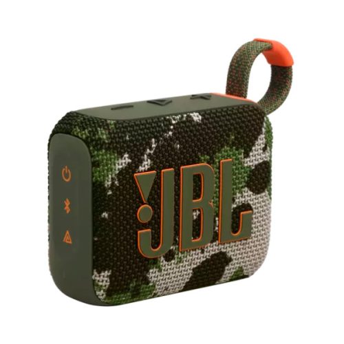JBL Go 4 hordozható, vízálló, bluetooth hangszóró, vízálló, porálló, IP67, 7 óra üzemidő, terepmintás