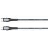 COLORWAY Kábel, Type-C - Type-C (PD Fast Charging 65W) 3.0A 1m gray (CW-CBPDCC040-GR)