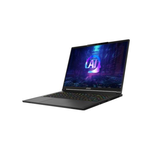 MSI Gaming NB Stealth A16 AI+ A3XWHG-027, 16" QHD+ OLED, Ryzen AI 9 HX 370, 32GB, 2TB, RTX 5070 TI 12GB, Win11H, Fekete