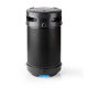 Nedis SPBB350BK akkumulátoros party boombox, Bluetooth, 150W, 3,5 óra, 4400 mAh, USB, AUX 6,35 mikrofon bemenet