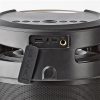 Nedis SPBB350BK akkumulátoros party boombox, Bluetooth, 150W, 3,5 óra, 4400 mAh, USB, AUX 6,35 mikrofon bemenet