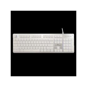   WHITE SHARK  TACHI-W/US WS GK-003241W-US gamer billentyűzet, 104 gomb fehér (angol)