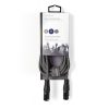 Nedis COTH15010GY30 félprofi XLR audio kábel, XLR dugó - aljzat, 3m, rugalmas