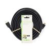Nedis CVGL34060BK150 ultra HD HDMI kábel, HDMI dugó - dugó, 4K@60Hz, ARC, 18 Gbps, aranyozott csatlakozók, hossz 15m