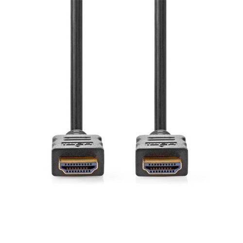 Nedis CVGL34060BK200 ultra HD HDMI kábel, HDMI dugó - dugó, 4K@60Hz, ARC, 18 Gbps, aranyozott csatlakozók, hossz 20m