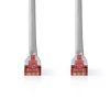 Nedis CCGL85220GY05 UTP / FTP Cat6 patch kábel, RJ45 aranyozott érintkezők, 10/100/1000 Mbit/s, hossz 0.5m