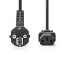 Nedis CEGL10000BK20 táp kábel IEC-320-C13, 3 x 0.75 mm˛ hossz 2m