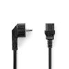 Nedis CEGL10000BK20 táp kábel IEC-320-C13, 3 x 0.75 mm˛ hossz 2m