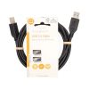 Nedis CCGL60100BK20 USB2.0, USB A - B kábel, 480Mbs, 10W, hossz 2m