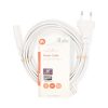 Nedis CEGL11040WT30 táp kábel IEC-320-C7, 2 x 0.75 mm, hossz 3m, fehér