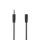Nedis CAGL22050BK20 3,5mm jack hosszabító hábel, 3,5mm sztereo jack dugó - 3,5mm sztereo jack aljzat, hossz 2m