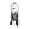 Nedis COTH23320GY15 félprofi audio kábel, 2 x 6,35mm mono jack dugó - 2 X RCA dugó, hossz 1.5m, rugalmas