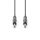 Nedis COTH23020GY30 félprofi audio kábel, 2 x 6,35mm sztereo jack dugó, hossz 3m, rugalmas