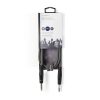 Nedis COTH23020GY30 félprofi audio kábel, 2 x 6,35mm sztereo jack dugó, hossz 3m, rugalmas