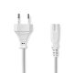 Nedis CEGL11040WT50 táp kábel IEC-320-C7, 2 x 0.75 mm, hossz 5m, fehér