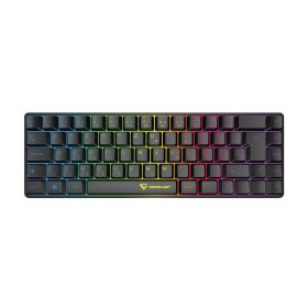  SILVERLINE gamer vezetékes billentyűzet, kompakt, RGB világítás, HU