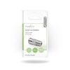 Nedis CSGP41956ME műholdas és antenna adapter, 10 db, F Férfi Gyors, F Nő,  Nikkelezett, 75 Ohm,  Egyenes, Fém, Ezüs
