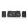 Nedis GSPR21022BK gamer hangszóró készlet, csatornák: 2.2, USB tápellátás, 3,5 mm jack, 48 W, LED, hangerőszabályozó