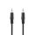 Nedis CAGL22000BK10 sztereo audio kábel, 3,5 mm jack dugó - 3,5 mm jack dugó, 1m