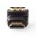 Nedis CVGB34901BK HDMI adapter, HDMI csatl HDMI kimen. aranyozott 90°-os, F/M-90