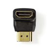 Nedis CVGB34901BK HDMI adapter, HDMI csatl HDMI kimen. aranyozott 90°-os, F/M-90