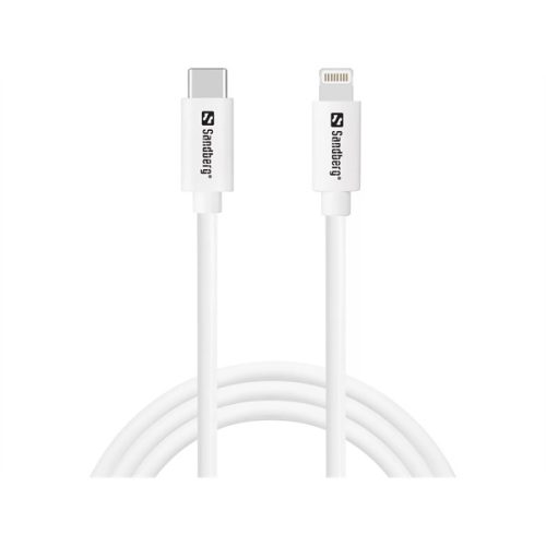SANDBERG Töltőkábel, USB-C PD to Lighting MFI 1m