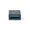 Nedis CCGB64915BK USB-C - USB-A adapter, USB C dugó - USB A aljzat, 5 Gbps, OTG