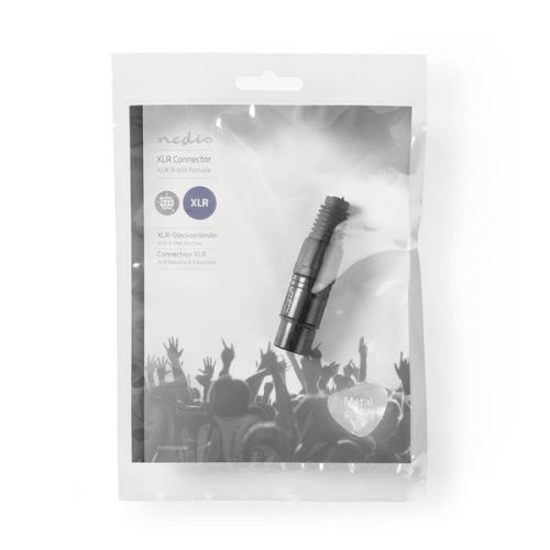 Nedis COTP15902BK szerelhető XLR aljzat