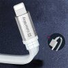 COLORWAY Kábel, USB dugasz CW-CBUM-LM25W, Lightning dugó 25 CM fehér