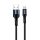 COLORWAY Kábel, USB CW-CBUM045-BK, MicroUSB (nylon) 2,4A 1M fekete